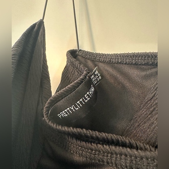 Black Midi Dress with Cowl Neck - Picture 3 of 3